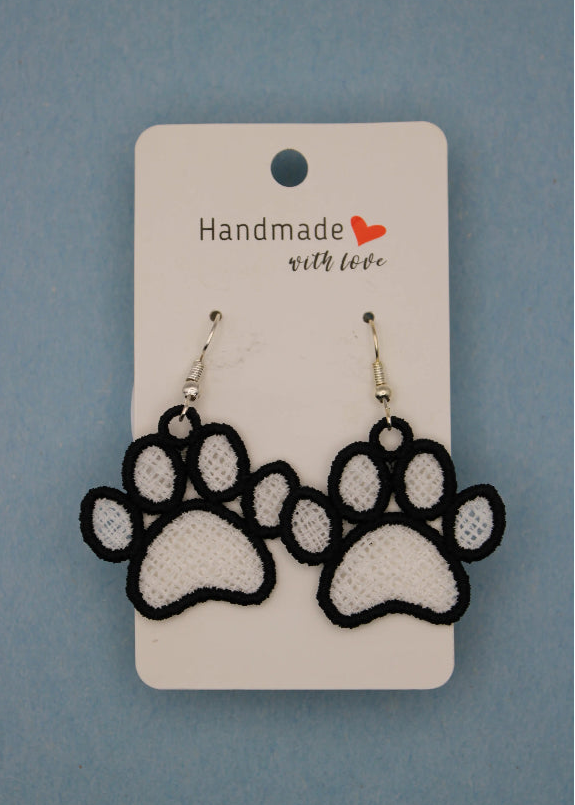 Earrings (Lace) - Animals