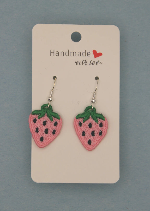 Earrings (Lace) - Fruits