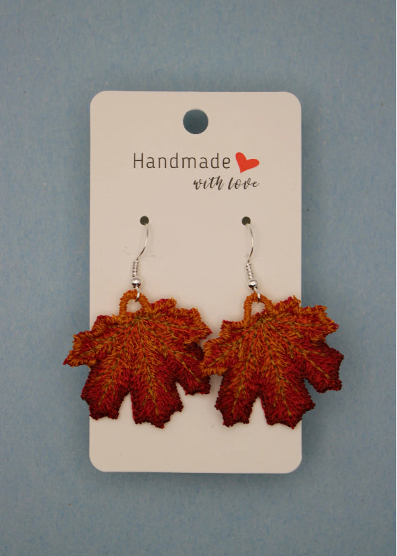 Earrings (Lace) - Halloween