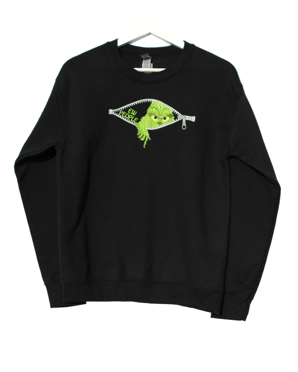 Embroidered Apparel - Ew People Grinch