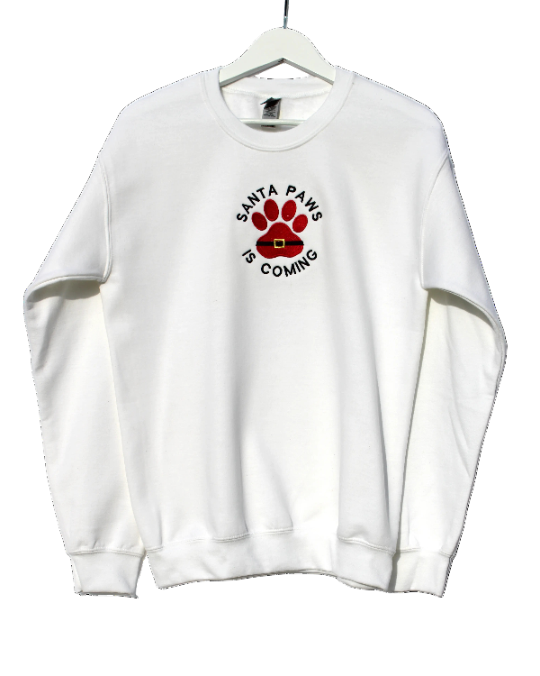 Embroidered Apparel - Santa Paws