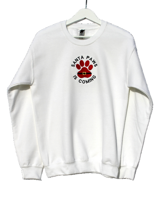 Embroidered Apparel - Santa Paws