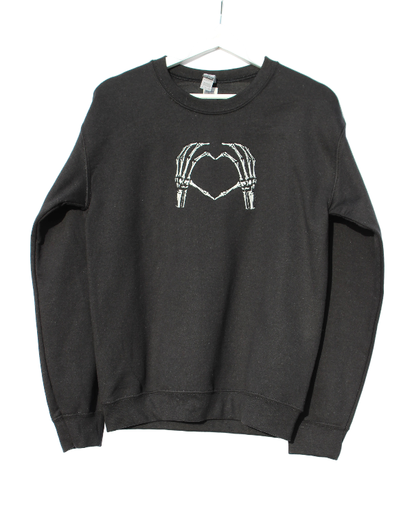 Embroidered Apparel - Skeleton Hands (No Outline)