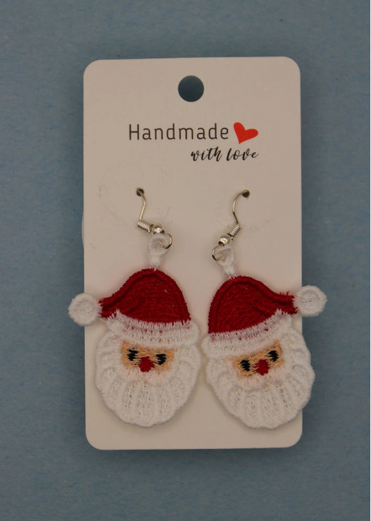 Earrings (Lace) - Christmas