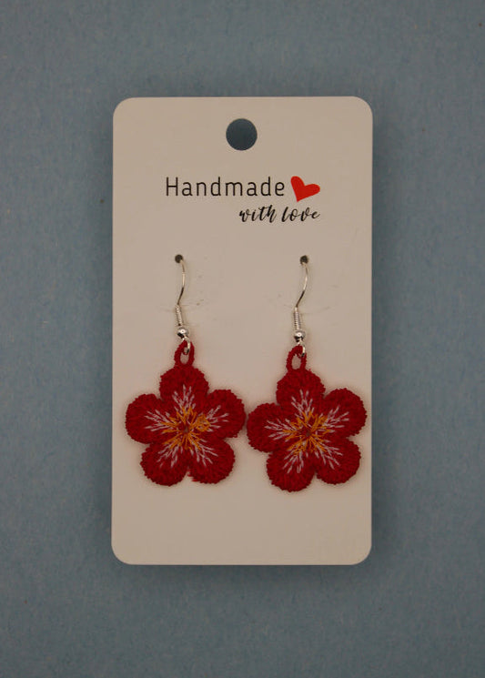Earrings (Lace) - Flowers
