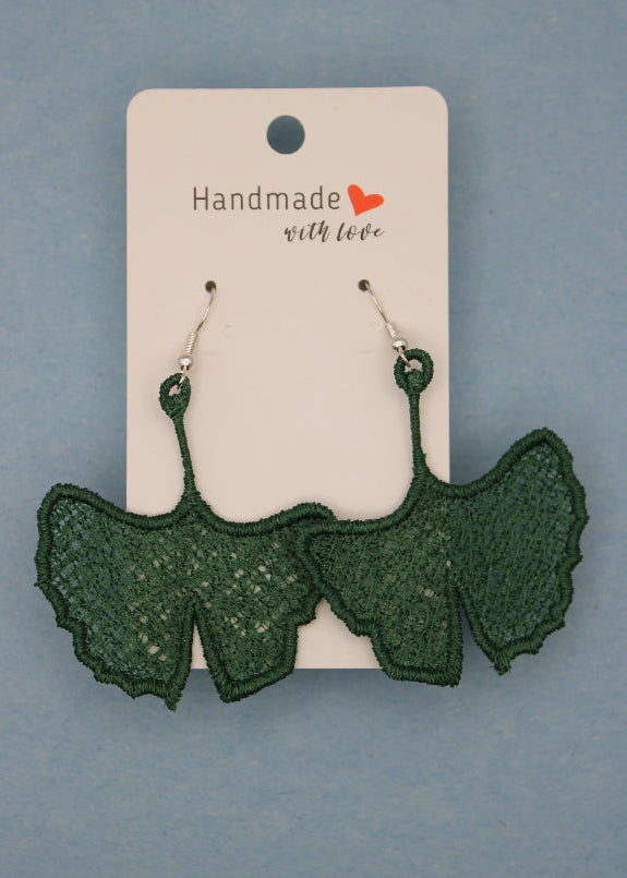 Earrings (Lace) - Plants