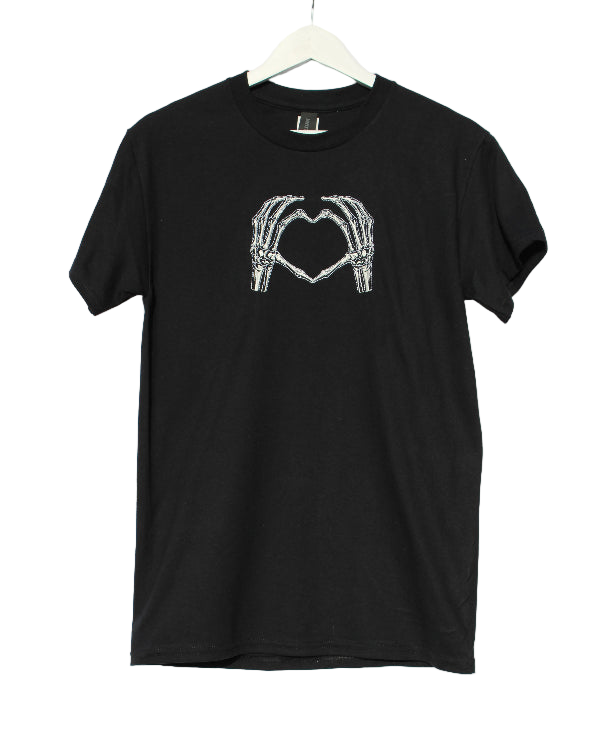 Embroidered Apparel - Skeleton Hands (Outline)